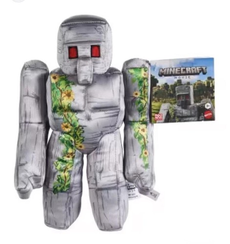 MINECRAFT THE MOVIE IRON GOLEM PLUSH 8" NWT-FREE SHIPPING TO USA
