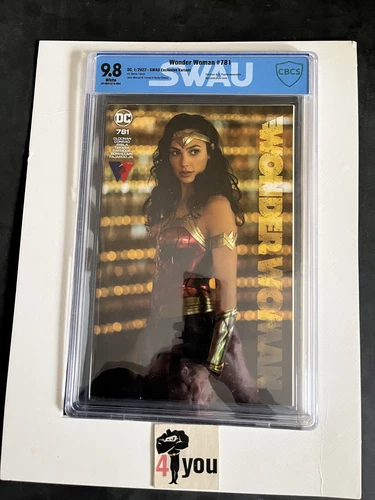 CBCS 9.8 NM/M WONDER WOMAN SPECIAL # 781 SWAU EXCLUSIVE VARIANT GAL GADOT WP