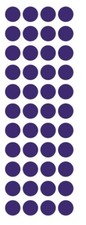 3/4" Purple Round Label Dots Stickers Color Coding Inventory 3/4 Inch Dot