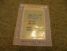 Microscale decals N 60-341 40' trailers Santa Fe Western Express Geico Rail  D20