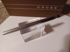CROSS CENTURY CLASSIC DIAMOND CUT GUNMETAL ROLLERBALL PEN BRAND NEW DAD GIFT