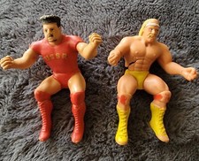 Vintage 80s WWF LJN Thumb Wrestler - Nikolai Volkoff - Hulk Hogan 1985 Toy