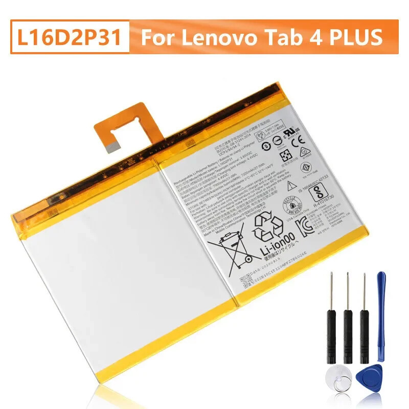 Tablet Battery L16D2P31 For Lenovo Tab 4 Tab4 PLUS TB-X704F TB2-X30M TB-X304F-image