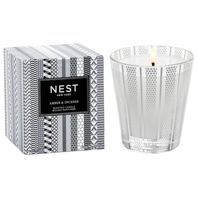 Amber & Incense Scented Classic Candle, 8 Ounces