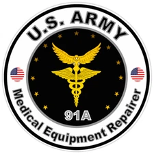 United States Army Medical Equipment Repairer Bumper Sticker Military Decal 5"
