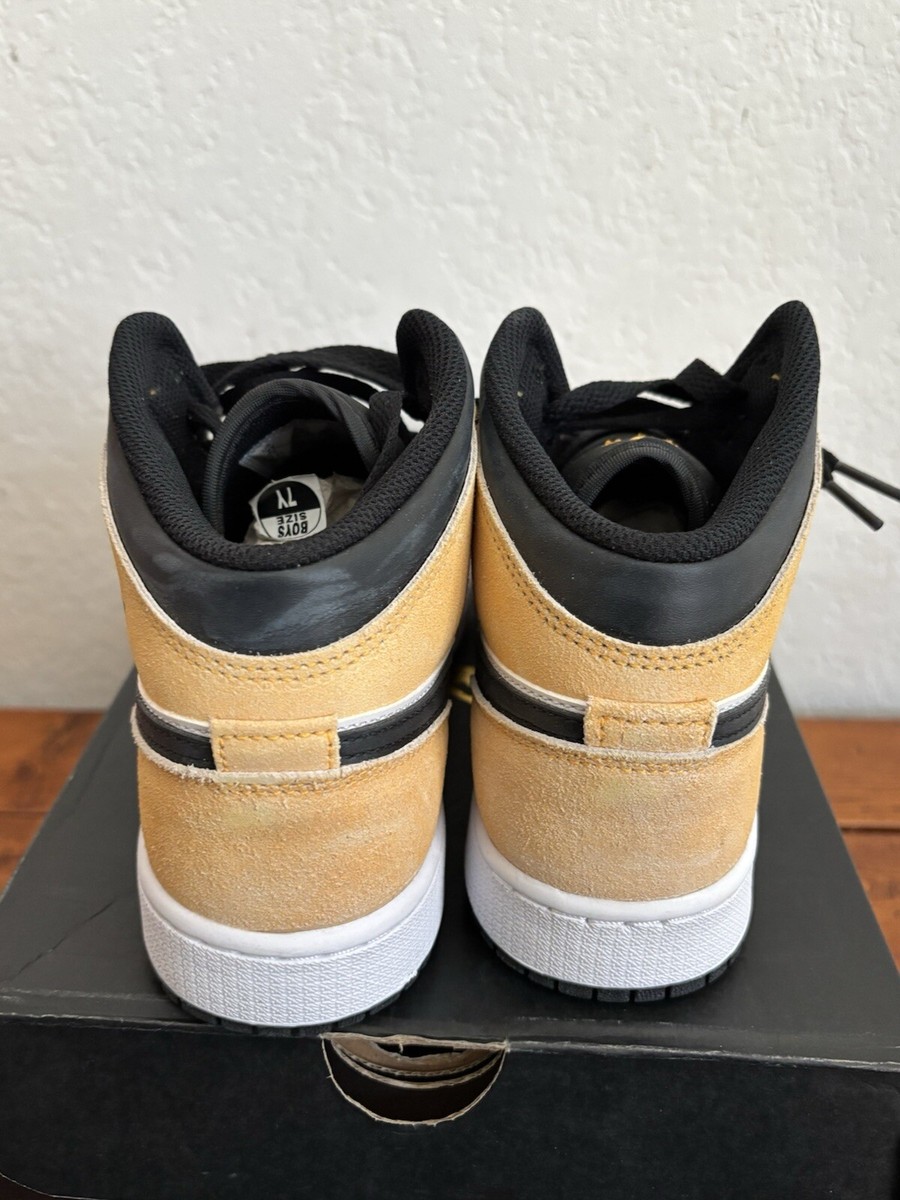 Nike Kid's Air Jordan 1 Mid GS Flight Club Size 7Y/8.5W Pink Peach