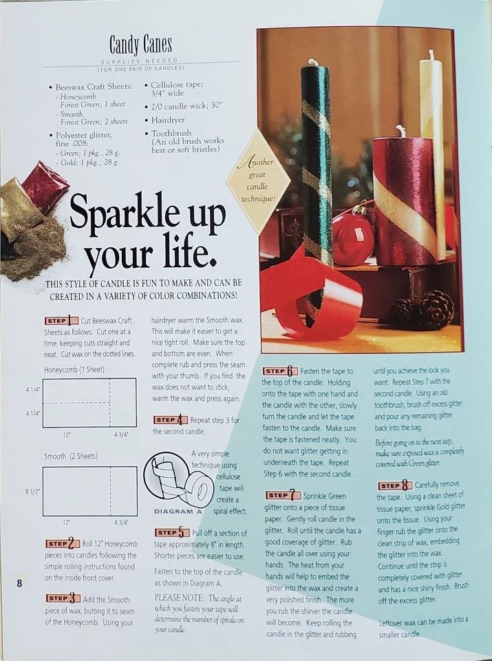 Craft Candles Ideas With Beeswax Easy To Follow Projects By Country Lane s3 - Image 3 of 4