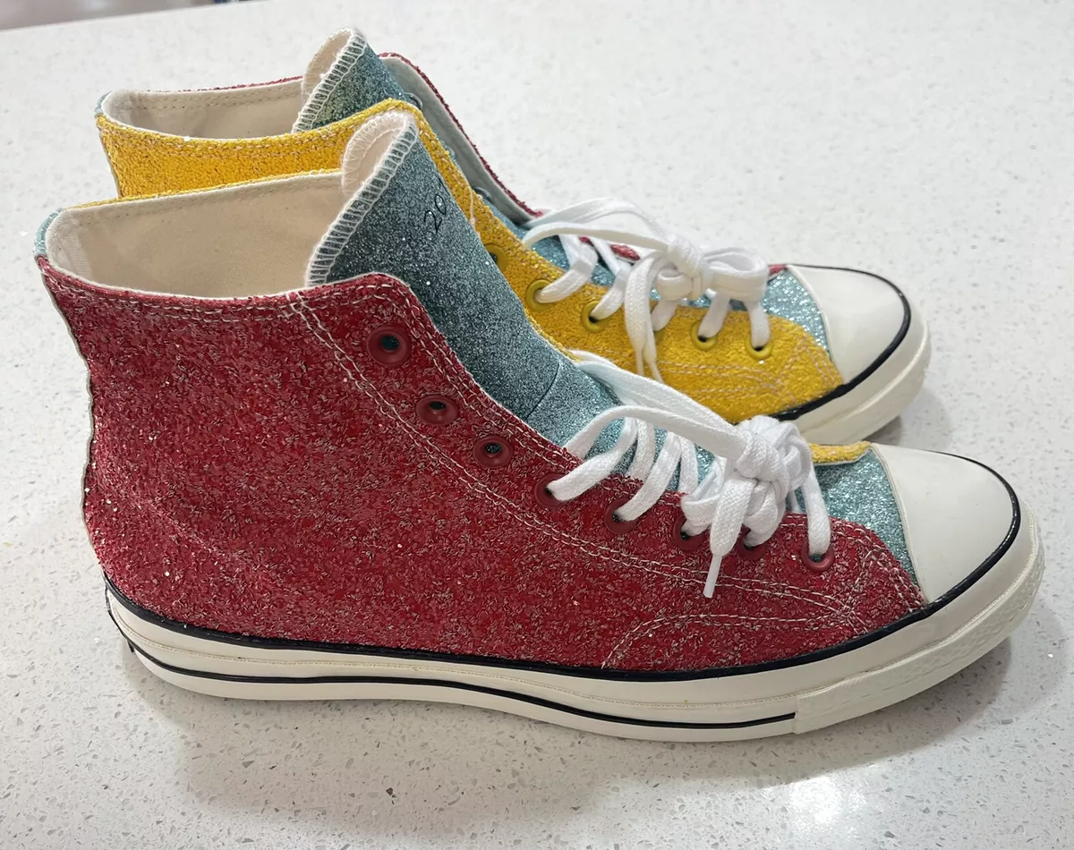 Converse jw anderson glitter cheap ebay