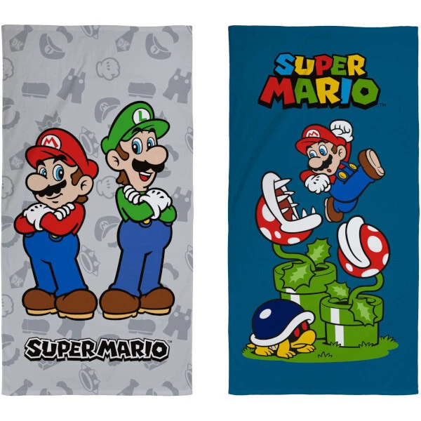 Super Mario Badetuch Handtuch Strandtuch 70x140 cm