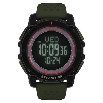 Timex TW4B33700 Expedition Ridge Solar 49mm Silikonarmband Herrenuhr