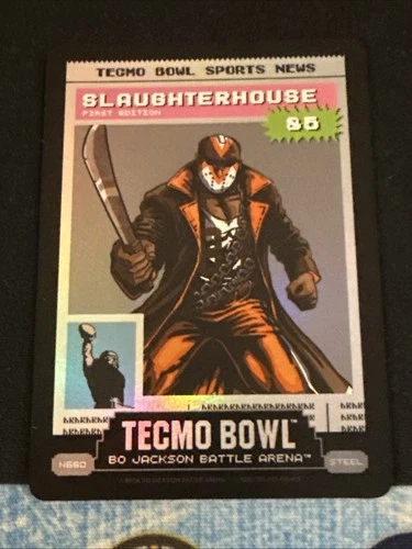 2026 Bo Jackson Battle Arena Tecmo Bowl Slaughterhouse News Steel N550