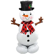 Anagram 55" Snowman Airloonz Foil Balloon