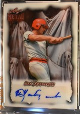 CARL YASTRZEMSKI 2025 LEAF METAL HALLOWEEN BASE AUTOGRAPH GHOSTS 2/5 Auto