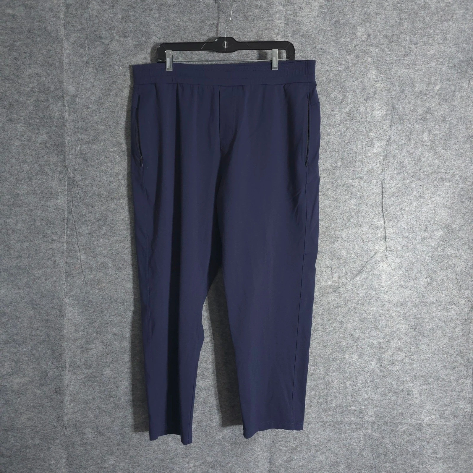 Public Rec Athletic Relaxed Fit Jogger Pants Mens Size 38 x 28 Navy Blue Sports