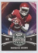2019 Sage Hit Premier Draft All Rookie Team Marquise Brown #136 lw9