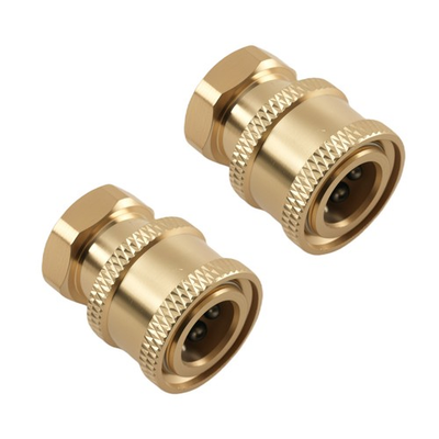 #ad #ad 1 4quot; Quick Connect Pressure Washer Adapter to Female NPT Brass 5000 PSI 2PC $15.47