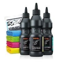 Adbl Auto Politur Set Hard Cut Super Polish Perfect Finish Versiegelung TüCher