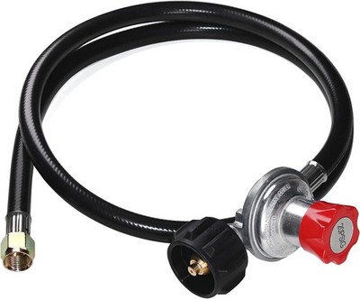 4 Feet High Pressure Propane 0-20 PSI Adjustable Regulator with QCC1 / Type1 ...