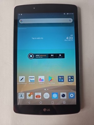 LG G Pad F LTE - 16GB - Wi-Fi + 4G (AT&T) - 8in - Titanium CARREIR LOCKED