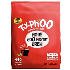 Typhoo Tea • 440 Black Tea Bags • Refreshing Everyday Blend • Bold & Full 0.02 per strip