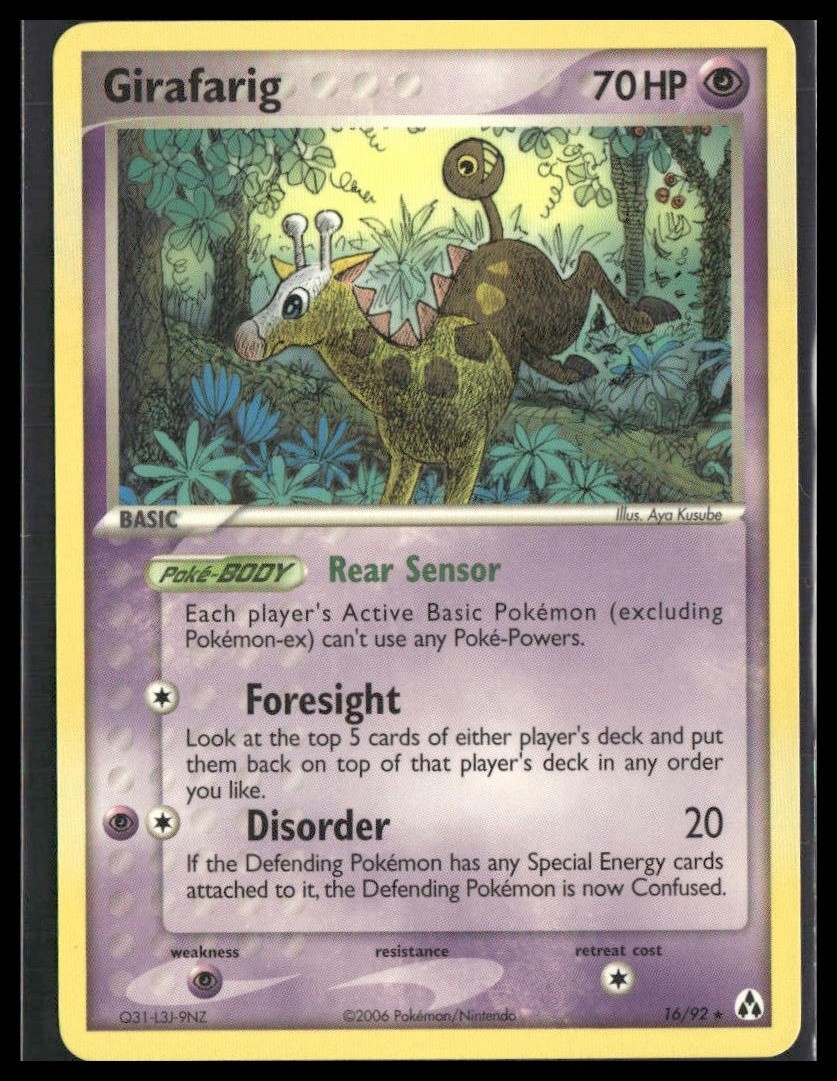 Girafarig #16/92 Legend Maker NM