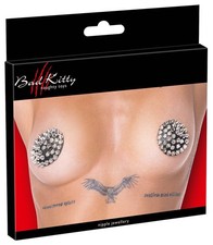 Cottelli ACCESSORIES stickers black nipples studs 7cm reusable