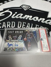 2019-20 Panini Prizm Fast Break Zion Williamson Rookie Autographs Black 1/1