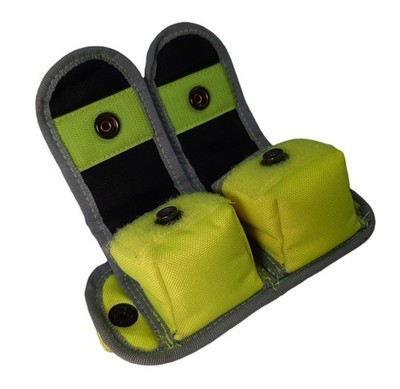 Cartridge Head Holder ''Aegis'' / ''Safariland'' Hi Viz Small Double Molle Pouch