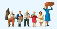 Preiser Spur 0 1:45 65368 Figurensatz Sitzende Reisende Neu Ovp