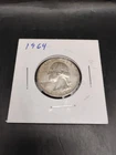 1964 Washington Quarter Philadelphia Mint 25¢ 90% Silver
