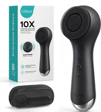 COSLUS Face Scrubber Facial Cleansing Brush: 2 in 1 Spin and Vibration.