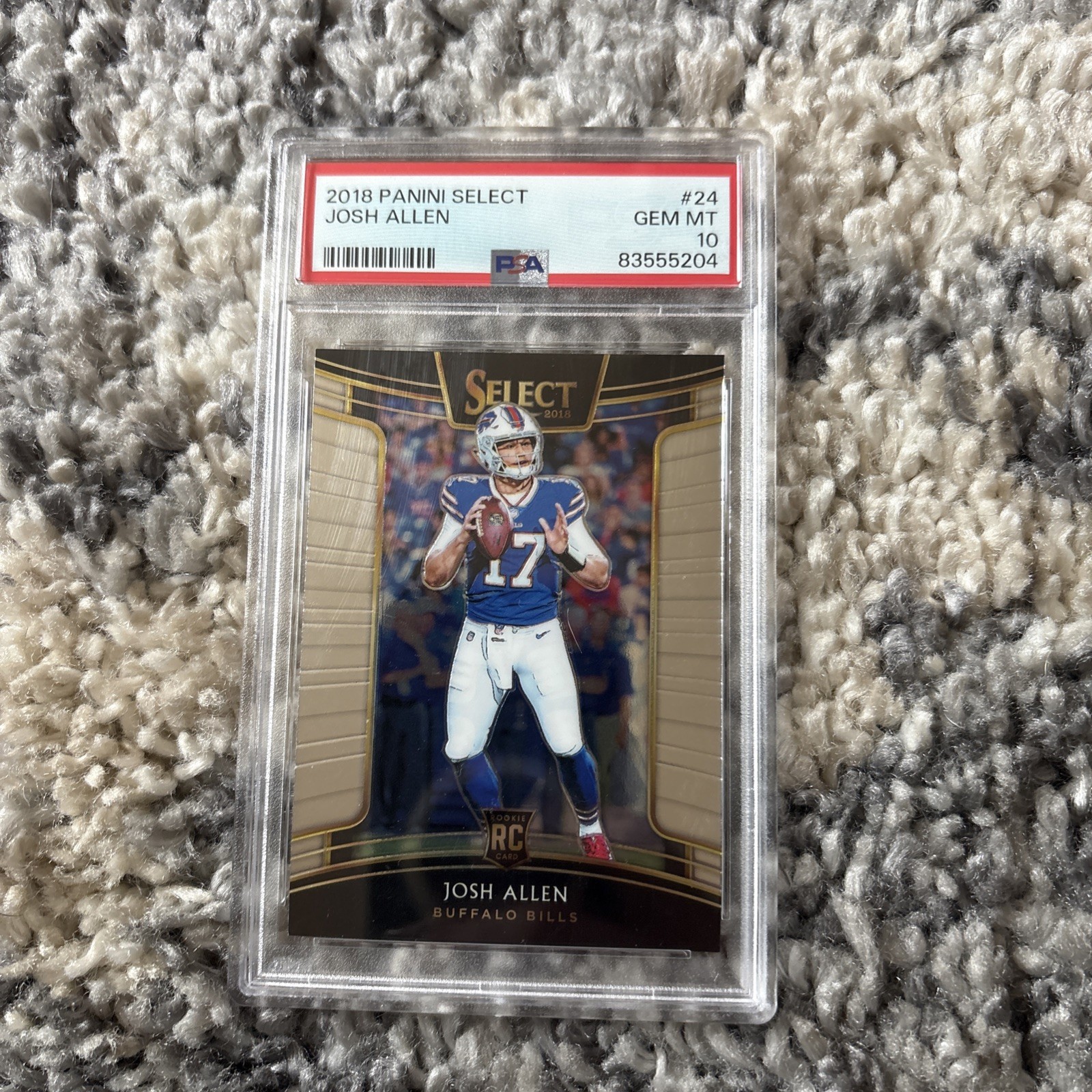 2018 Panini Select - Concourse Josh Allen #24 (RC) - PSA 10