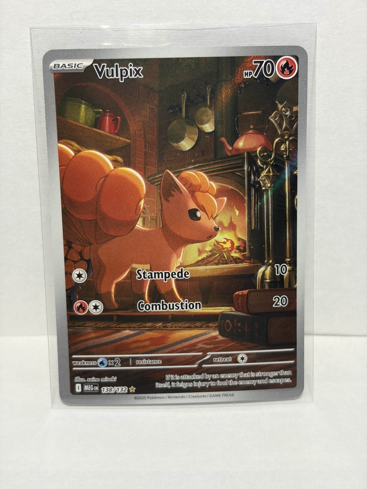 Vulpix 138/132 Me01: Mega Evolution Art Rare - NM