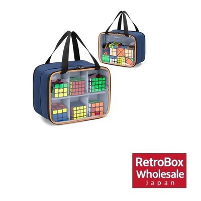 Luxja Speed Cube Case Transparent Tasche mit Netztasche