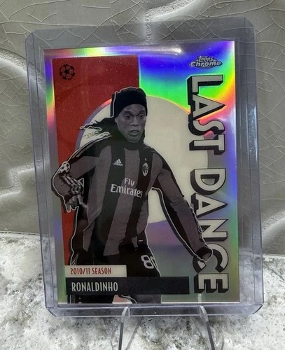 Topps Chrome Last Dance Ronaldinho LD-9 AC Milan 2010/11 UCL Soccer Insert