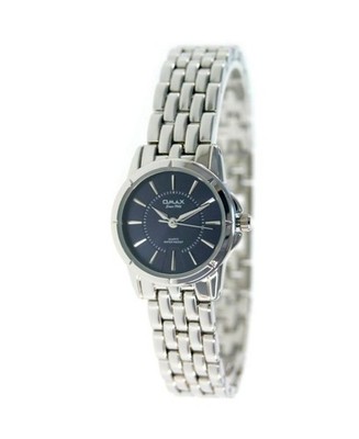 OMAX Women Analog Quartz Casual Watch Classic Dress Black Dial Waterproof Round 