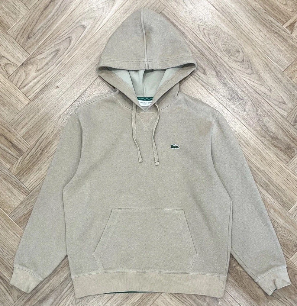 Lacoste Pullover Beige Hoodie Men’s S