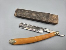 OLD Silver Steel Straight Razor Solingen, Germany Ber&uuml;hmte Spezial Raisermesser