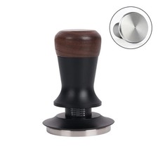 Stainless Steel Espresso Coffee Tamper Adjustable Height Internal Spring Loaded