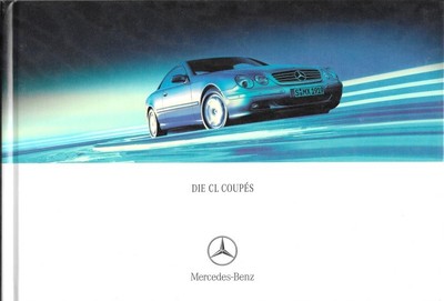 Mercedes  CL  COUPES 215   Hardcover - Prospekt  Brochure  2001 - Neuwertig