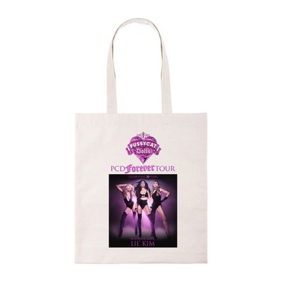 PCD Forever Tragetasche Fun Pussycat Puppen Musik inspiriert Baumwolle Shopper Tasche