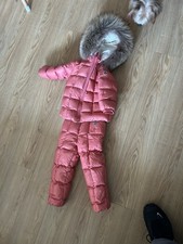 Moncler Jacket And Snow Pants Pink 18-24m Gir...