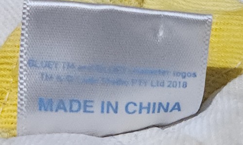 Bluey Chattermax Girls Dungaree Pinafore Dress Yellow Check Cotton 2018 Size 1 - Picture 5 of 7