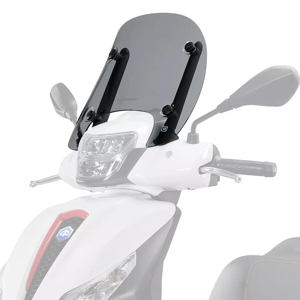 KIT CUPOLINO FUME' PARABREZZA ORIGINALE PIAGGIO MEDLEY / S 125 150 200 2019-2025 - Immagine 3 di 4