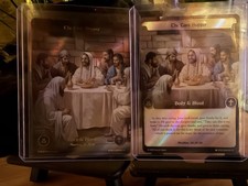 Sacred Legacy Trading Cards The Last Supper Jesus Body & Blood 2023 Lot of 100