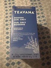 Teavana Starbucks Modern Earl Grey Black Tea 24 Easy Brew Bags 
