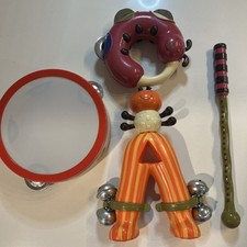 Melissa  Doug 3 pc Wooden Musical Instrument Set