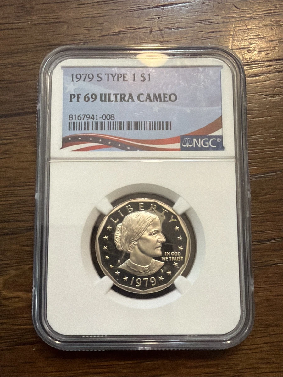 Grade PR 69 NGC 1979 Susan B Anthony Dollars (1979-1981, 1999) for