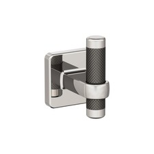 Polished Nickel Gunmetal Single Robe Hook 2-11/16 in. Length Esquire