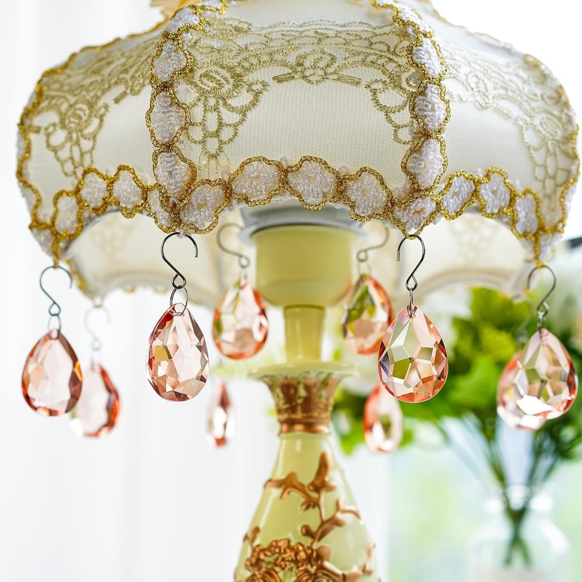 10pcs Water Red Chandelier Crystals Replacement Chandelier Prisms